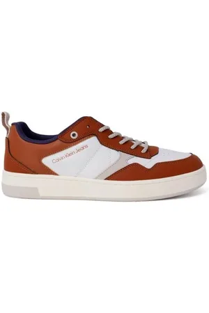 Calvin Klein Homme, Chaussures, Brun, Taille: 41 EU Collection de Baskets Casual en Cuir pour Homme