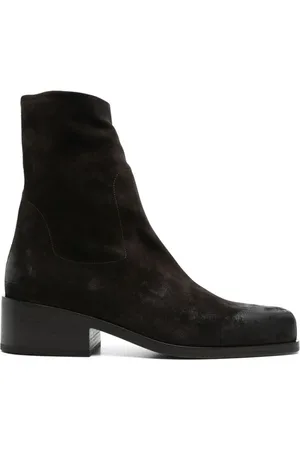 MARSÈLL Homme, Chaussures, Brun, Taille: 41 EU Bottines en Cuir de Cèdre avec Fermeture Éclair Latérale