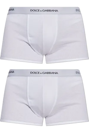 Dolce & Gabbana Homme, Sous-vêtements, Blanc, Taille: 2XL Lot de deux boxers