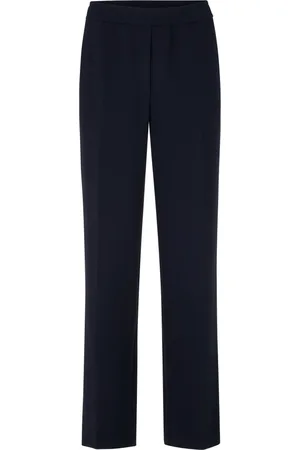 Marc Cain Femme, Pantalons, Bleu, Taille: 46 FR Pantalon coupe large Washington