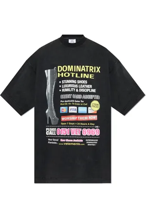 Vetements Homme, Tops, Noir, Taille: S T-shirt imprimé
