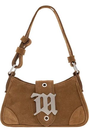 MISBHV Femme, Sacs, Brun, Taille: ONE Size Sac à bandoulière avec logo