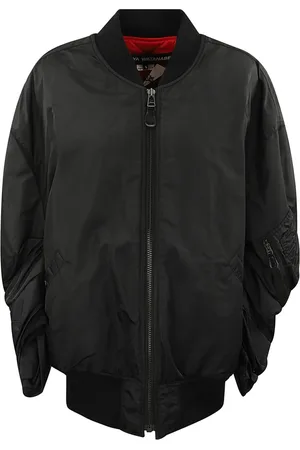 JUNYA WATANABE Femme, Vestes, Noir, Taille: 36 FR Veste Oversize à Fermeture Éclair et Manches Bouffantes