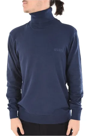 Guess Homme, Pulls, Bleu, Taille: XL Pull Col Roulé Bleu