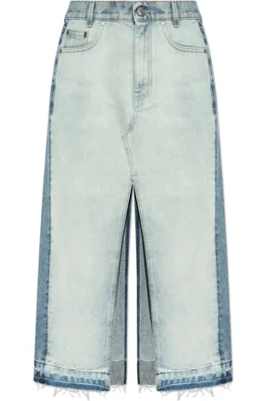 Stella McCartney Femme, Jupes, Bleu, Taille: 40 FR Jupe en jean