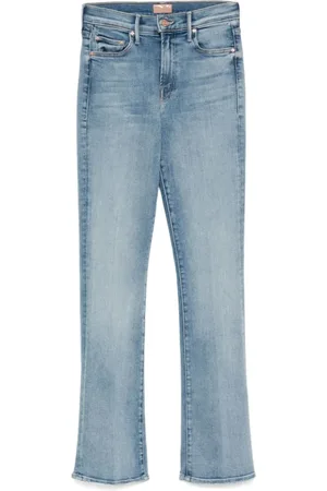 Mother Femme, Jeans, Bleu, Taille: W29 Outsider Sneak Denim Jeans