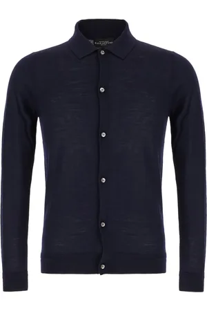 BALLANTYNE Homme, Chemises, Bleu, Taille: S Collection de Mailles Élégantes