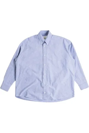 STUDIO NICHOLSON Homme, Chemises, Bleu, Taille: L Chemise Ruskin Bleu Clair