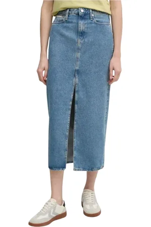 Calvin Klein Femme, Jupes, Bleu, Taille: W30 Jupes en Denim Clair