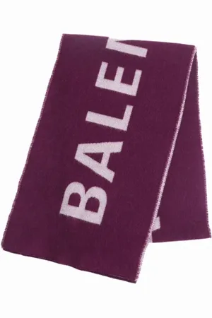 Balenciaga Femme, Pre-owned, Violet, Taille: ONE Size Pre-owned Toile foulards