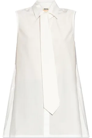 Y-3 Femme, Blouses et Chemises, Blanc, Taille: 40 FR Chemise Oversize