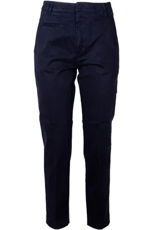 Dondup Femme, Pantalons, Bleu, Taille: 42 FR Pantalon Slim-fit