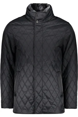 Paul & Shark Homme, Vestes, Bleu, Taille: 5XL Veste Matelassée avec Col en Fourrure de Lapin