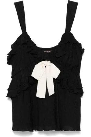 SIEDRES Siedrés, Femme, Tops, Noir, Taille: 36 FR Jupe Noire avec Jacquard
