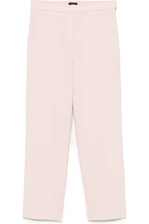 THEORY Femme, Pantalons, Rose, Taille: 38 FR Pantalon Court Taille Élastique Rose