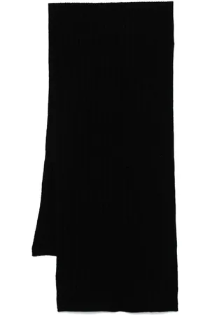 Lady Anne Femme, Accessoires, Noir, Taille: ONE Size Écharpe Enveloppante en Cachemire à Côtes