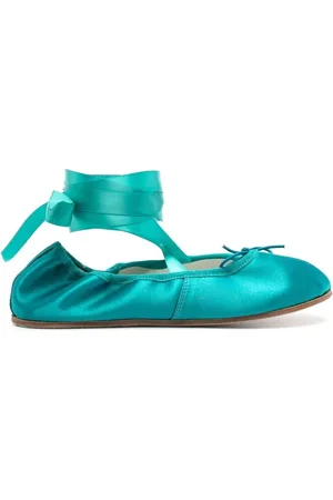 Repetto Femme, Chaussures, Bleu, Taille: 37 EU Chaussures Plates à Lacets Bleu Sarcelle