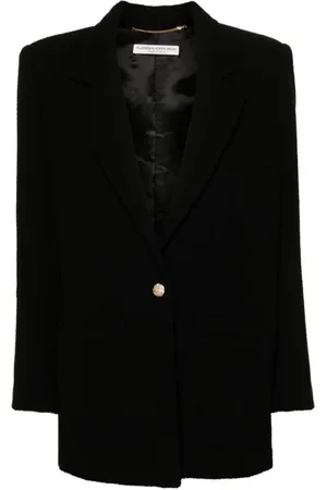 Alessandra Rich Femme, Vestes, Noir, Taille: 36 FR Robe en Tweed Bouclé Noir
