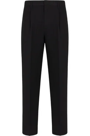 Emporio Armani Homme, Pantalons, Noir, Taille: M Pantalon Chino Seersucker Noir
