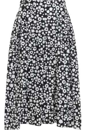 Marni Femme, Jupes, Noir, Taille: 34 FR Jupe Midi Imprimée Noire