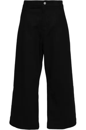 STUDIO NICHOLSON Homme, Pantalons, Noir, Taille: S Jean Large en Denim Noir