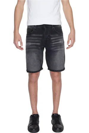 Antony Morato Homme, Shorts, Noir, Taille: W31 Shorts en coton noir élégants avec poches
