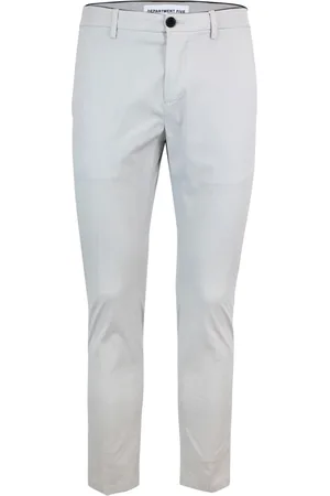 DEPARTMENT FIVE Homme, Pantalons, Gris, Taille: W33 Pantalon Chino Slim Fit Gris