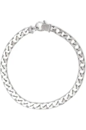 TOM WOOD Homme, Accessoires, Gris, Taille: ONE Size Collier en Argent Sterling Poli