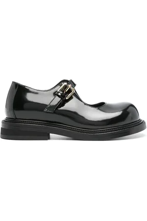Moschino Femme, Chaussures, Noir, Taille: 39 EU Chaussures noires à boucle