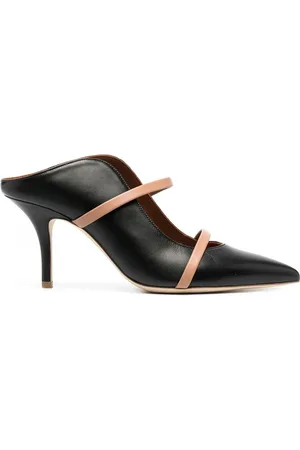 MALONE SOULIERS Femme, Chaussures, Noir, Taille: 36 1/2 EU Escarpins Noirs en Cuir à Talon Aiguille