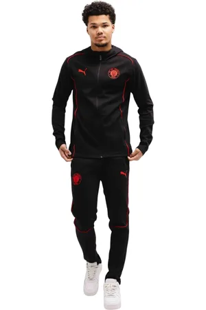 PUMA Homme, Sport, Noir, Taille: M FC St. Pauli Casuals Senior Survêtement 2024/2025