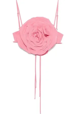 BLUMARINE Femme, Tops, Rose, Taille: 38 FR Rose Rose Bretelles Spaghetti Réglables Haut