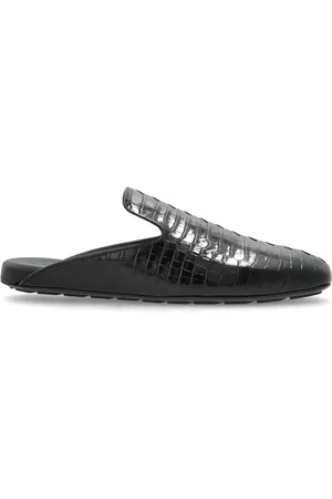 Bottega Veneta Homme, Chaussures, Noir, Taille: 43 EU Mules en Cuir Roma