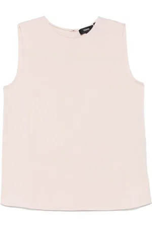THEORY Femme, Tops, Rose, Taille: 42 FR Blush Keyhole Sleeveless Top