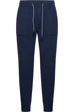 D4.0 Homme, Pantalons, Bleu, Taille: L Pantalon Bleu pour Homme