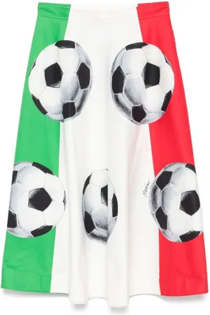Moschino Femme, Jupes, Multicolore, Taille: 36 FR Jupe Blanche avec Poches