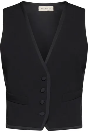 BLANCA Femme, Vestes, Noir, Taille: 42 FR Gilet Top Chic