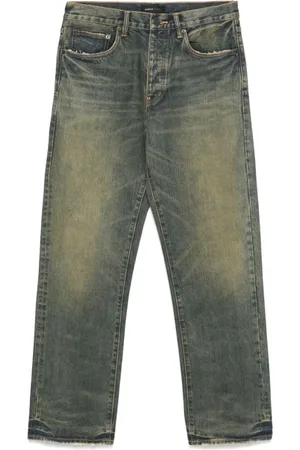 Purple Brand Homme, Jeans, Bleu, Taille: W31 Jean Bleu Classique avec Patch Logo