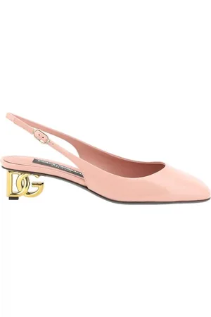 Dolce & Gabbana Femme, Chaussures, Rose, Taille: 38 EU Escarpins slingback en cuir modernes