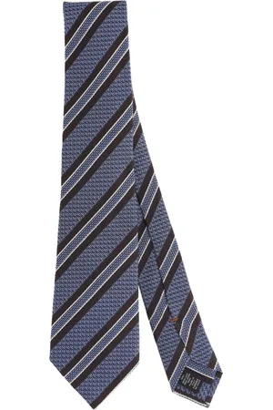 Ermenegildo Zegna Homme, Accessoires, Multicolore, Taille: ONE Size Cravate Régimentaire en Soie