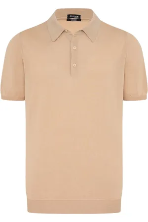 Kiton Homme, Tops, , Taille: M Polo en Coton Égyptien Doux