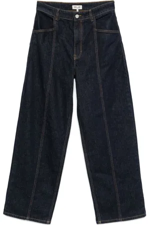 Baum und Pferdgarten Femme, Jeans, Bleu, Taille: 42 FR Jean bleu nuit avec bouton et fermeture éclair