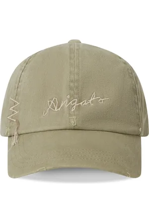 Axel Arigato Unisex, Accessoires, Gris, Taille: ONE Size Seam Distressed Cap