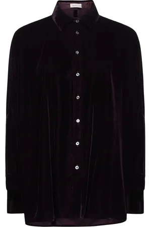 BLANCA Femme, Blouses et Chemises, Rouge, Taille: 38 FR Chemise Oversize Bordeaux avec Col Classique