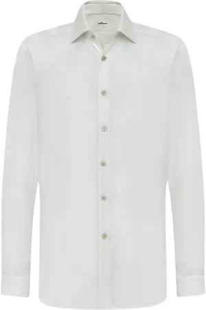 Kiton Homme, Chemises, Blanc, Taille: S Chemise de luxe en coton