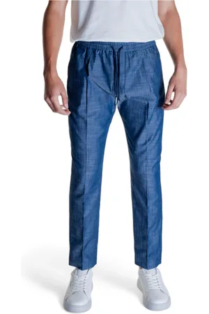 Antony Morato Homme, Pantalons, Bleu, Taille: XL Pantalon en coton bleu avec lacets