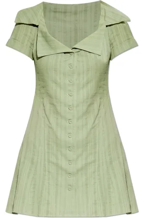 Cult Gaia Femme, Robes, Vert, Taille: 40 FR Robe Alix