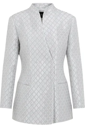 Giorgio Armani Femme, Vestes, Gris, Taille: 36 FR Mirage Blazer