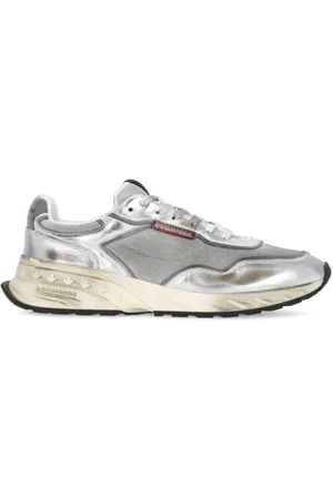 Dsquared2 Homme, Chaussures, Gris, Taille: 41 EU Baskets Grises avec Détails Logo
