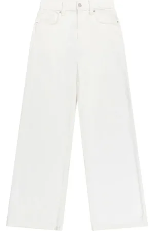 Axel Arigato Femme, Jeans, Blanc, Taille: W26 Jean Large Jambe Blanc